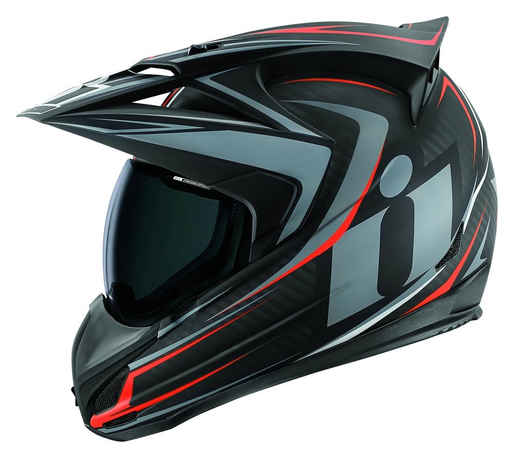 ICON VARIANT RAIDEN DUAL SPORT FULL FACE MOTORCYCLE HELMET WITH ANTI-LIFT VISOR - Click Image to Purchase