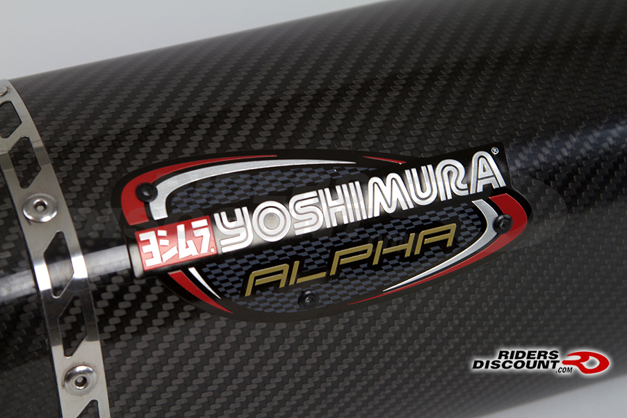 Yoshimura Alpha Race Exhaust Muffler with Midpipe Stainless/Carbon YZF-R1 2015 - Click Image to Purchase