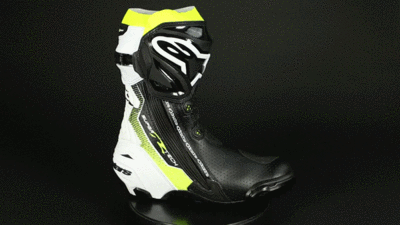 Alpinestars Supertech R Riding Boot in Black/Yellow - Click to Purchase 