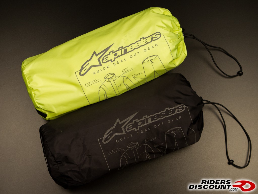 Alpinestars Quick Seal Out Two Piece Rainsuit Pouch - Click Image for More Information