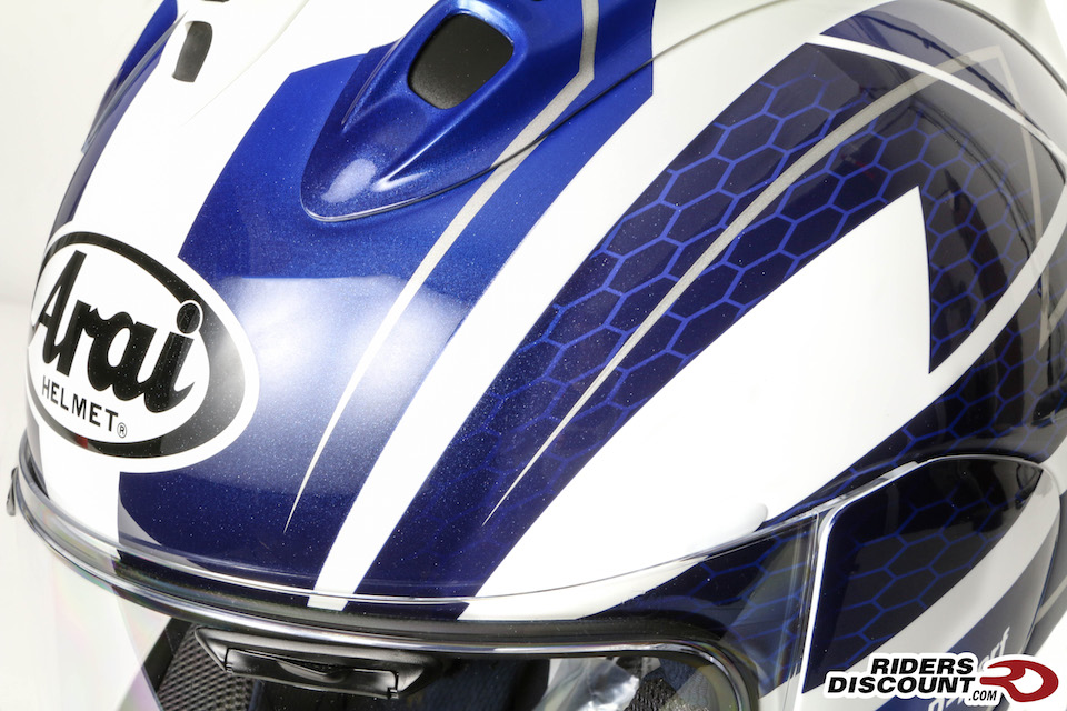 Arai Corsair-X Curve Blue Helmet - Click Image For More Information