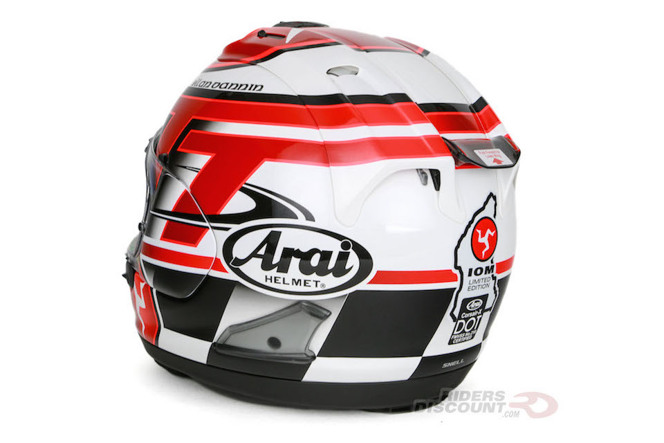 Limited Edition Arai Corsair-X IOM TT 2016 Helmet - Click Image For More Information