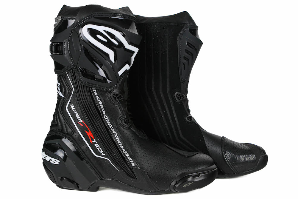 Alpinestars Supertech R Boots in Black - Click Image For More Information - MSRP $499.95
