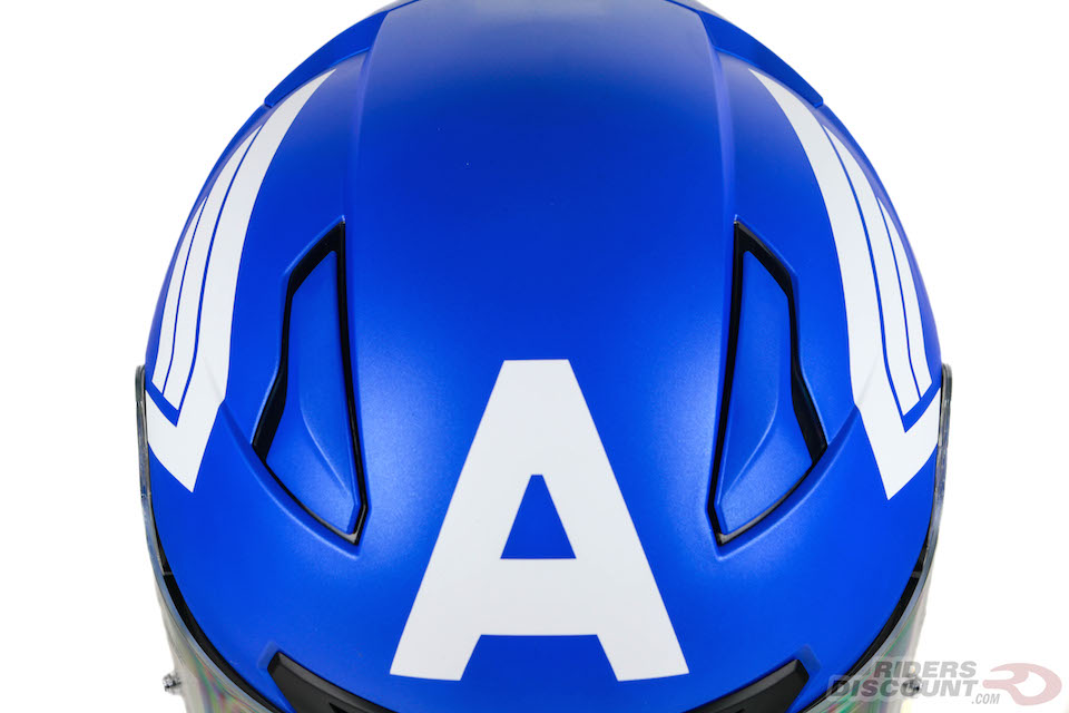 HJC CL-17 Captain America Helmet - Click Image For More Information