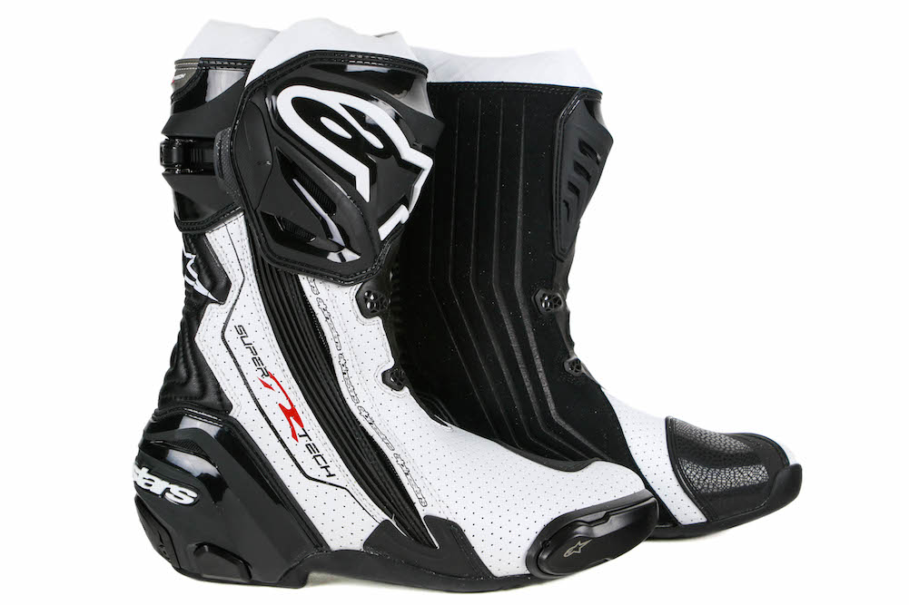 Alpinestars Supertech R Boots in White/Black - Click Image For More Information