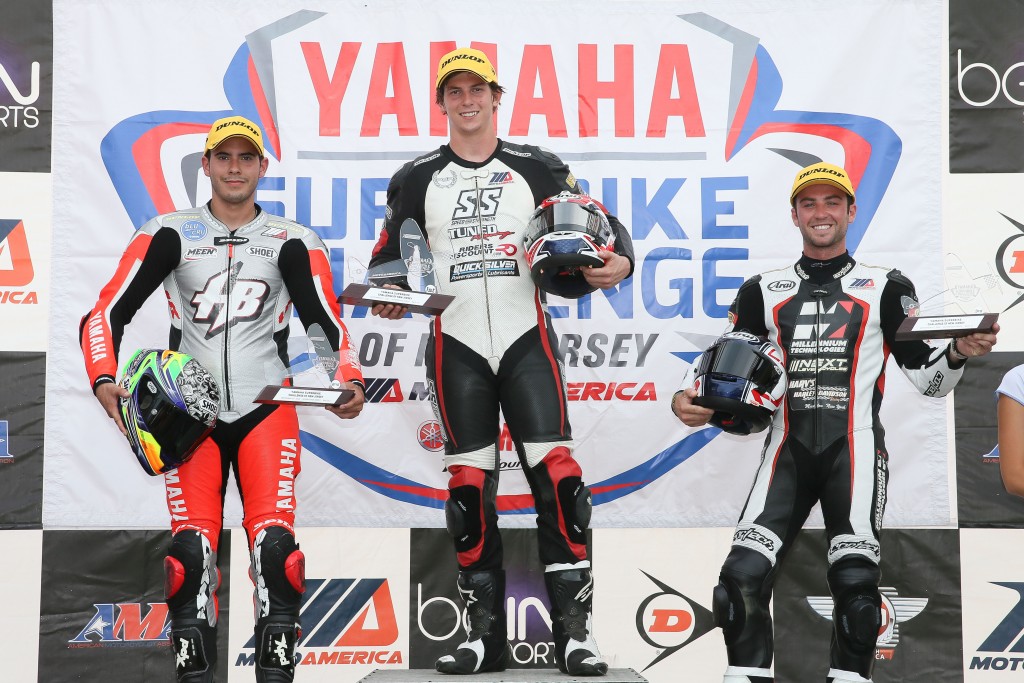 Bryce Prince takes first in race two at NJMP. Photo by Brian J. Nelson. 