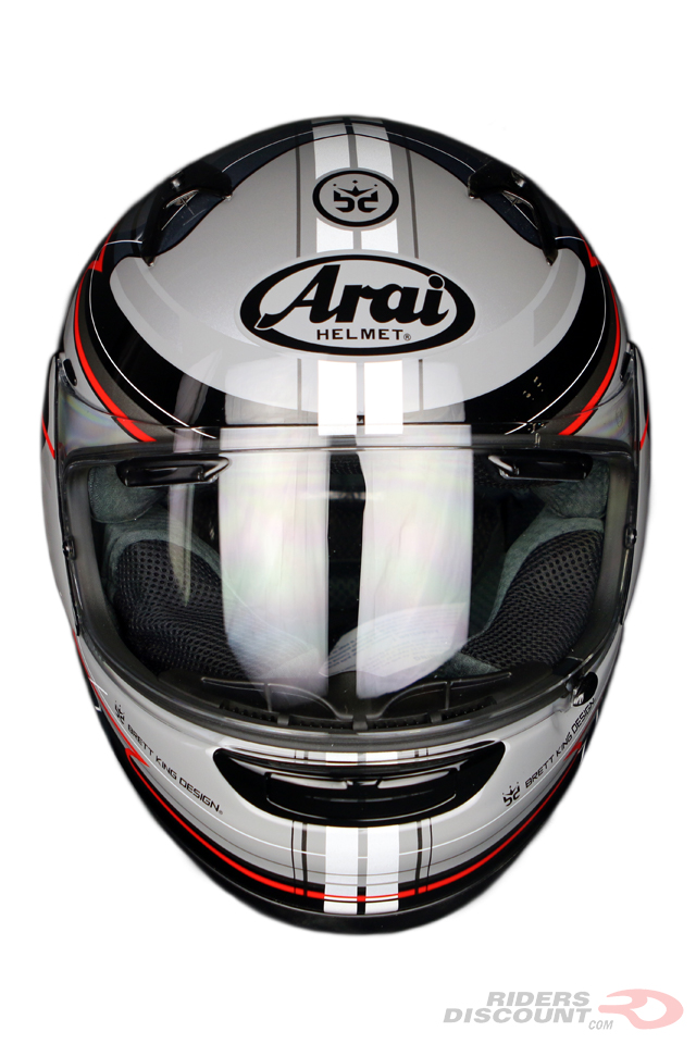 Arai Signet-Q Brett King Design Frequency Helmet - Click Image For More Information - MSRP $789.95