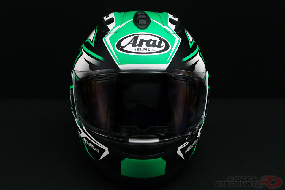 Arai Corsair-X Ghost Helmet in Green