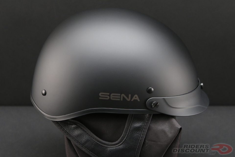 Sena cavalry black bluetooth best sale half helmet