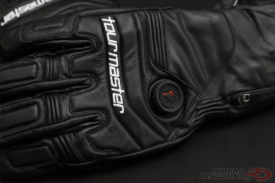 Tourmaster synergy 7.4 v battery heated leather on sale gloves