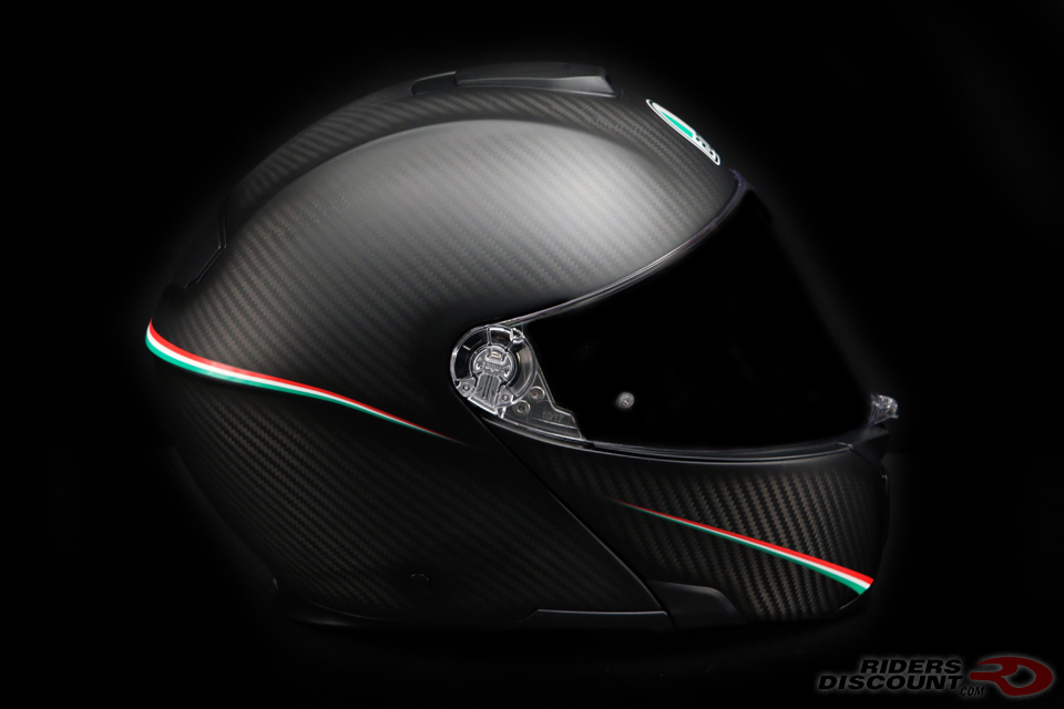 AGV SportModular Carbon Tricolore Helmet