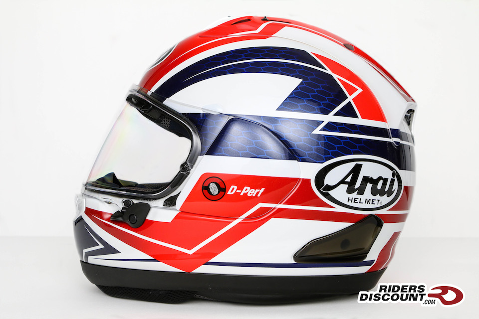 Arai Corsair-X Curve Helmet in Red - Arai Corsair-X Helmet Sale